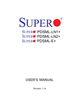 Supermicro MBD-PDSML-E+-O User manual
