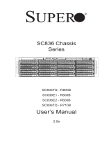 Supermicro SuperChassis 836E2-R800V, Silver User manual