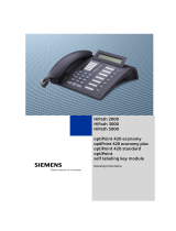 Siemens optiPoint 420 standard Operating instructions