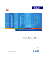 Matrox EPI-TC2P32LPAF User guide