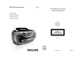 Philips AZ1130 MP3 CD Soundmachine User manual