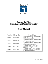 LevelOne FVT-4002 User manual