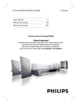 Philips HTS3450 User manual
