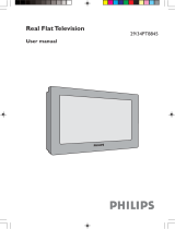 Philips 29PT8845 29" real flat HD Ready stereo TV User manual