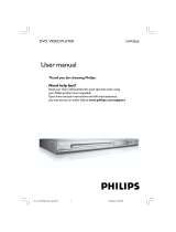Philips dvp 3026 User manual