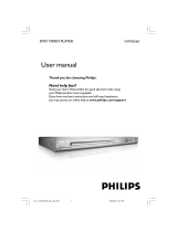 Philips DVP3026K/98 User manual