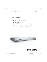 Philips DVP3015K/74 User manual