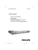 Philips DVP3015K/03 User manual