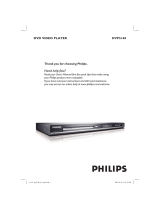 Philips DVP5160 User manual