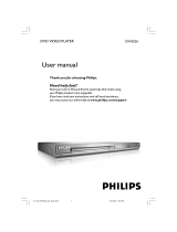Philips DVP3020/05 User manual