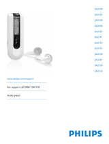 Philips SA2121 User manual