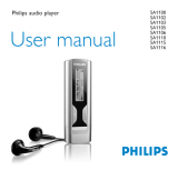 Philips SA1107 User manual