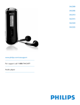 Philips SA2305/37 User manual