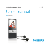 Philips SA5000 User manual