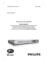 Philips DVDR3380/75 User manual