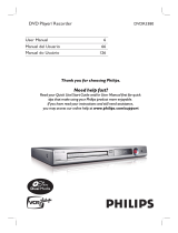 Philips DVDR3380/78 User manual