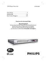 Philips DVDR3380 User manual