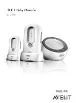 Philips scd590 dect baby monitor User manual