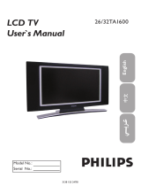 Philips 32TA1600 User manual