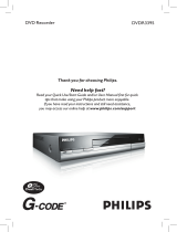 Philips DVDR3395  DVD Player/Recorder User manual