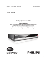 Philips DVDR3440H User manual