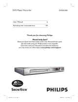 Philips DVDR3383 User manual