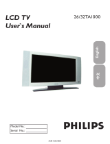 Philips 26TA1000 User manual