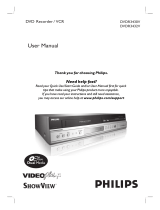 Philips DVDR3430V User manual