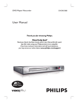 Philips DVDR3380/05 User manual