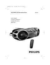 Philips AZ2536 VCD CD Soundmachine User manual