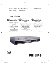 Philips DVDR3435V  DVD Recorder/VCR User manual
