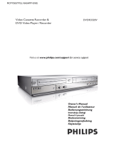 Philips DVDR3320V/02 User manual