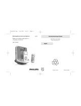 Philips AJ300D Docking Entertainment System User manual