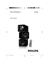 Philips MC108B  Micro Hi-Fi System User manual