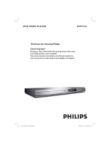 Philips DVP3120X  DVD player User manual