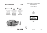 Philips AZ1836W MP3 CD Soundmachine User manual