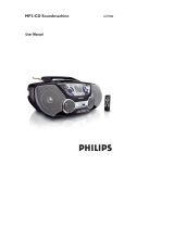 Philips AZ1826 MP3 CD Soundmachine User manual