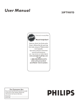 Philips 20PT9007D User manual