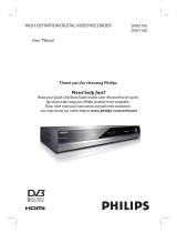 Philips DVR7100 HDMI 1080i Digital Video Recorder User manual