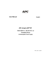 APC Smart-UPS RT 10,000VA 208V w/ (2) 208V to 120V Step-Down Transformer User manual