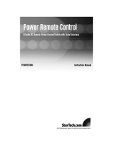 StarTech.com 8 Outlet Remote Power Switch User manual