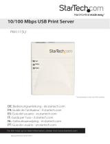 StarTech.com 10/100 Mbps USB Print Server User manual