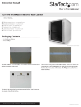 StarTech.com DuraRak 12U Beige Wall Mount Cabinet User manual