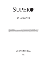 Supermicro A+ Server 1021M-T2RB, Black User manual