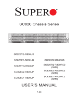 Supermicro CSE-826A-R1200LPB User manual