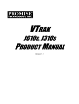 Promise Technology VTrak J310S User manual
