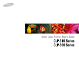 HP Samsung CLP-612 Color Laser Printer series User manual