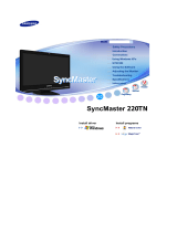 Samsung SyncMaster 220TN User manual
