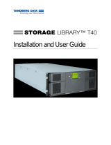 Tandberg Data StorageLibrary T40, LTO-3, 24 Slots User manual