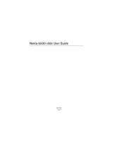 Nokia 6500 slide - Mobiltelefon med två digitalkameror / digitalspelar User guide
